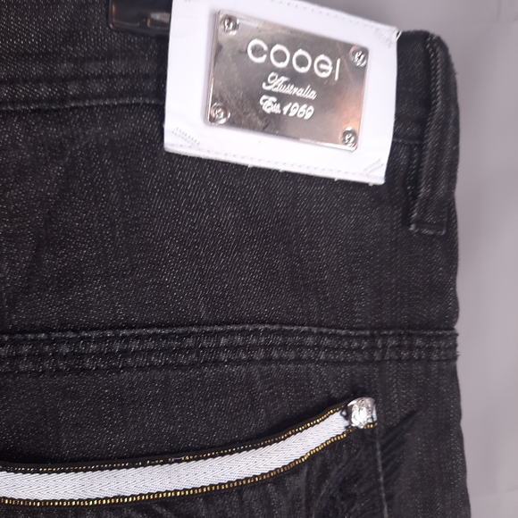 Coogi Australia Jeans Men's 42 x 35 Black Anchor Hip Hop Baggy Urban Embroidered - Picture 13 of 16